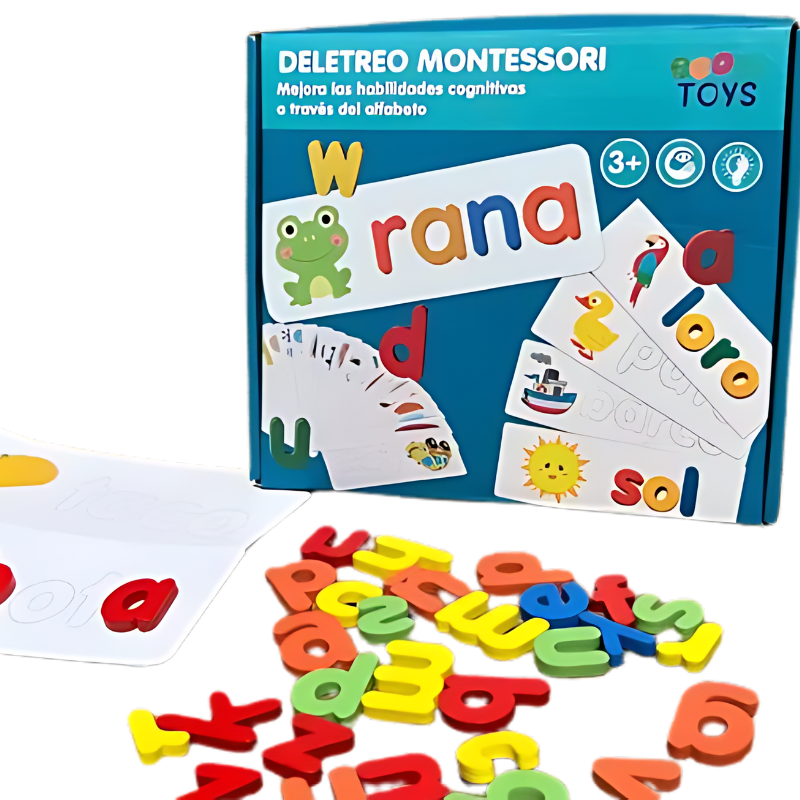 LETTERPLAY®, Juego De Palabras Montessori, Deletreo.