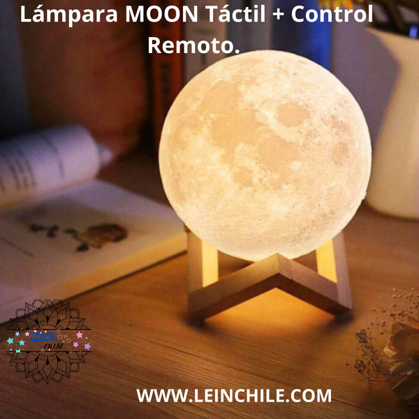 ILUMINA TUS NOCHES CON LA NUEVA LÁMPARA MOON- TÁCTIL+CONTROL REMOTO.