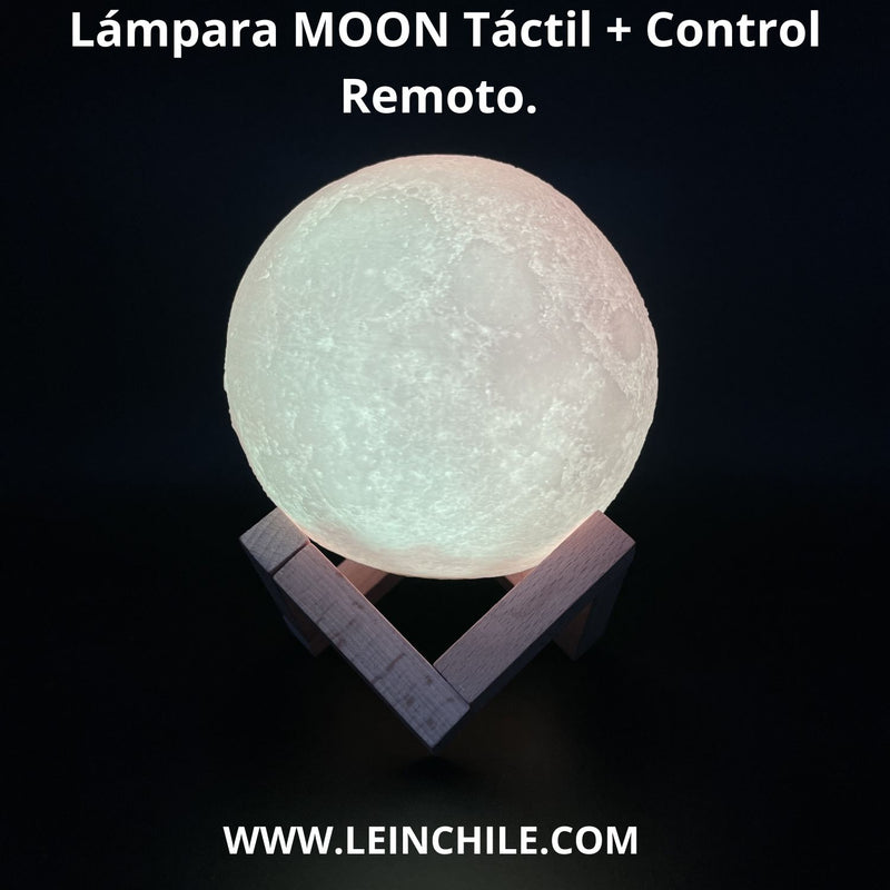 ILUMINA TUS NOCHES CON LA NUEVA LÁMPARA MOON- TÁCTIL+CONTROL REMOTO.