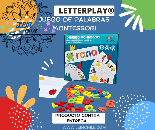 LETTERPLAY®, Juego De Palabras Montessori, Deletreo.