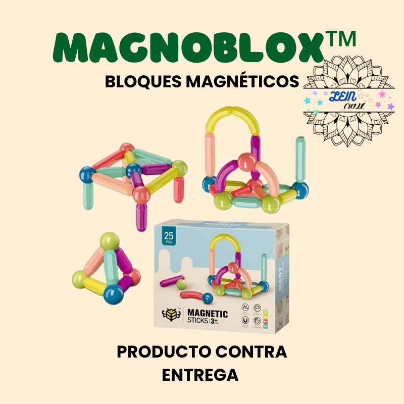 MAGNOBLOX™, Bloques Magnéticos Tridimensionales  Montessori