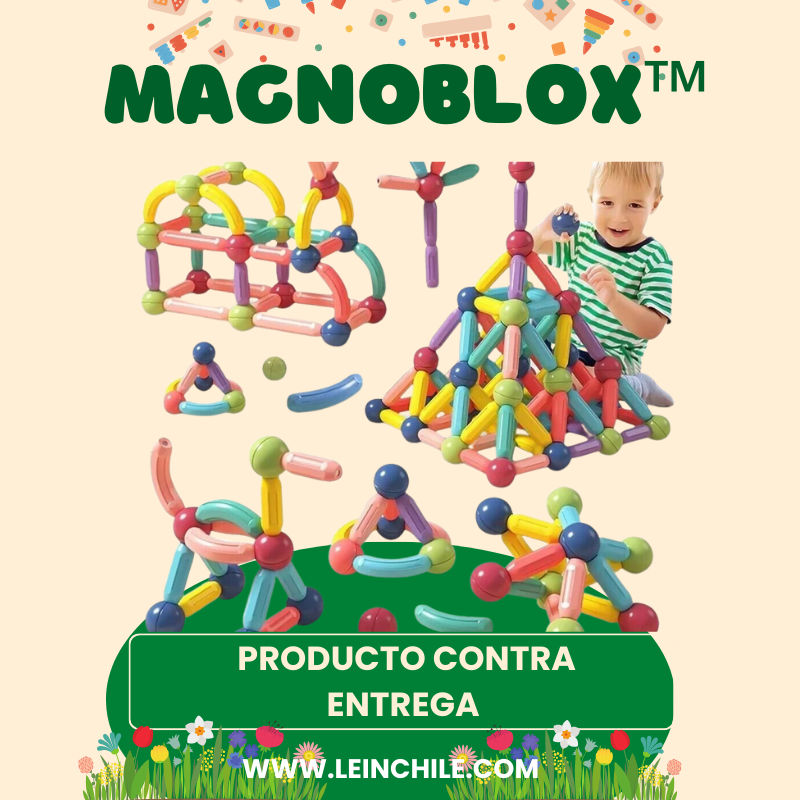 MAGNOBLOX™, Bloques Magnéticos Tridimensionales  Montessori