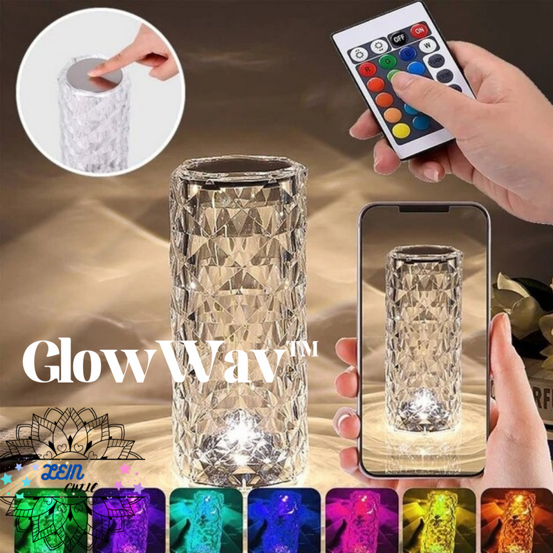 GlowWav™ Lámpara Touch con Parlante y Control Remoto.