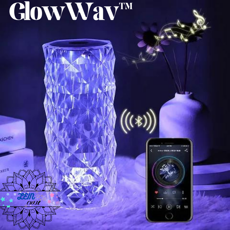 GlowWav™ Lámpara Touch con Parlante y Control Remoto.