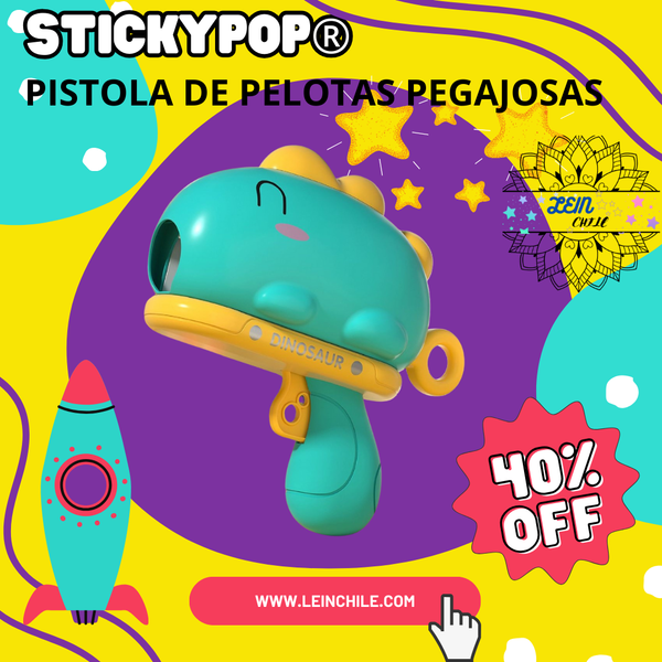 StickyPop®, Pistola de pelota pegajosas para niños