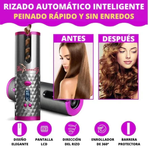 PERFECT WAVE HAIR™ , Rizador de Cabello Inalámbrico, Recargable – LeinChile