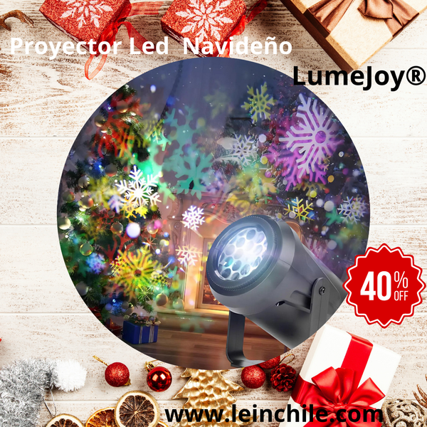 LUMEJOY® Proyector Led Navideño.